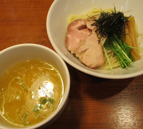 「香彩鶏だし塩つけ麺　900円」@麺屋 翔 御徒町店の写真
