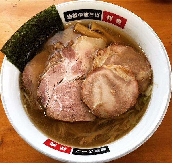 「Wチャーシューメン」@地鶏中華そば 祥秀の写真