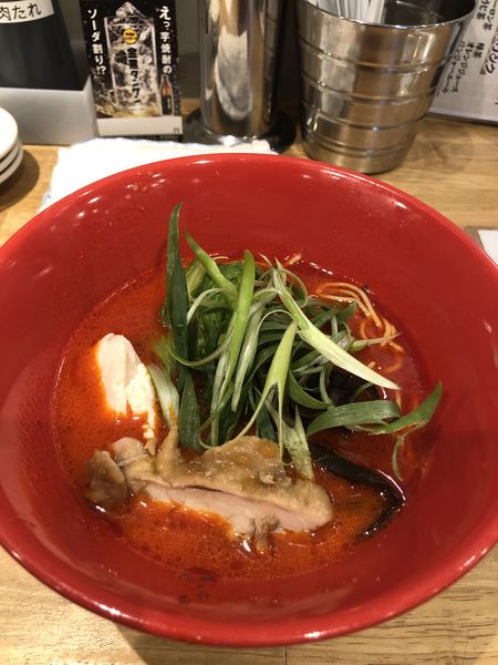 「旨辛鳥そば」@ラーメン&とり焼肉 かけはし亭の写真