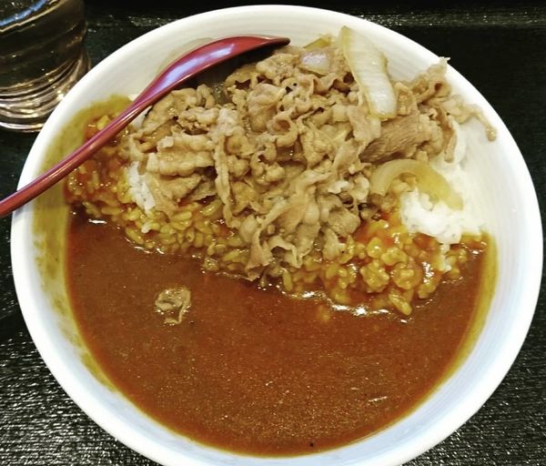 「牛スパイシーカレー（514円＋税）」@吉野家 大井町西口店の写真