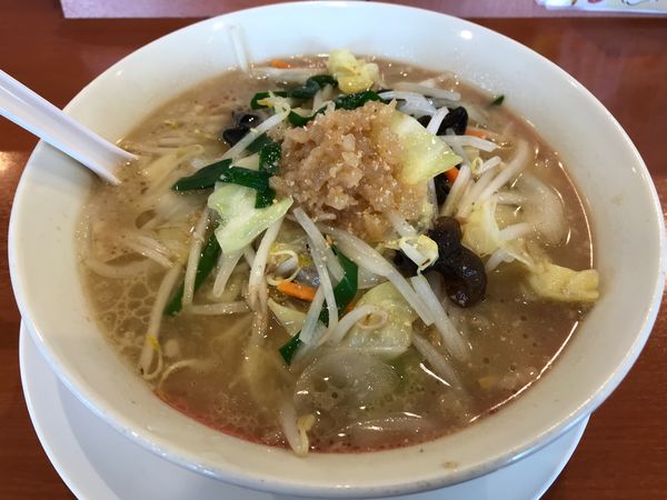 「塩野菜たんめんこってり　740円」@幸楽苑 古城店の写真