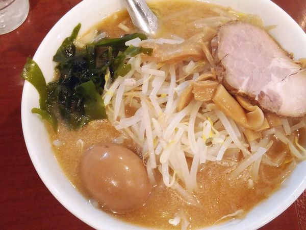 「味噌らーめん＋味玉」@えぞ菊 御徒町店の写真