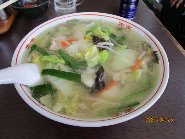 「タンメン 750円」@そば清の写真