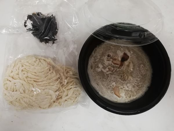 「中濃煮干つけ麺（テイクアウト）」@麺屋 照の坊の写真