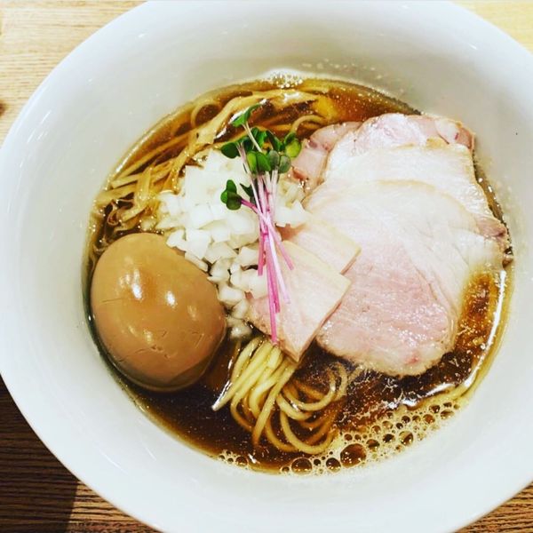 「特製いりこそば」@中華そば 麺壁九年 本店の写真