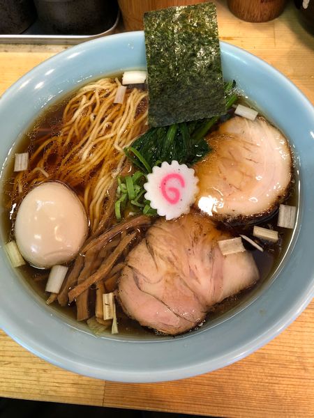 「味玉中華そば」@我的中華そば 机上の空論。の写真