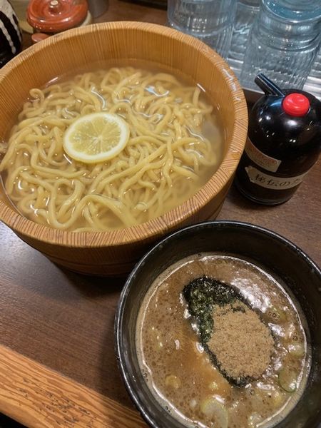 「釜揚げつけ麺（大・同一料金） 780円」@つけ麺屋 ひまわりの写真
