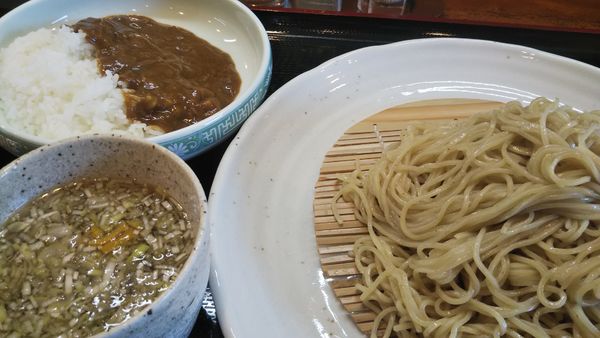 「塩ざるそば＋大盛＋おとなのカレー」@おとなの塩sobaの写真