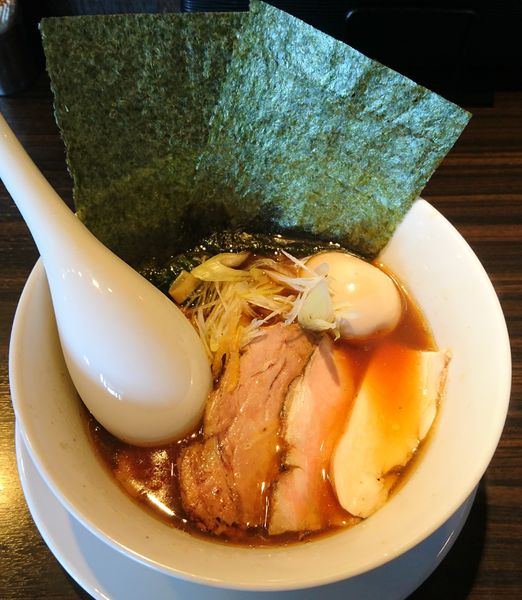 「特製中華そば(細麺)」@麺や 豊の写真