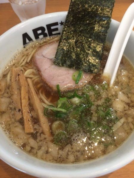 「背脂煮干ラーメン」@ラーメン ABE'sの写真