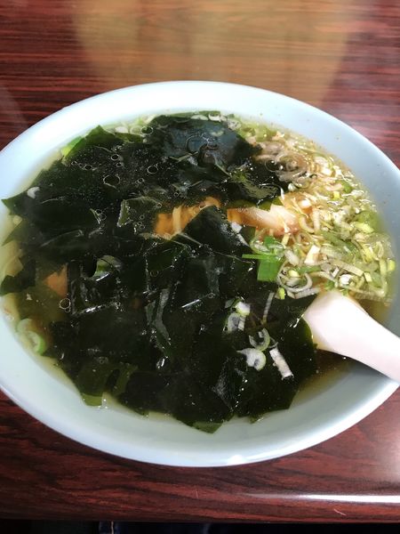 「わかめラーメン」@丸信ラーメン 行田店の写真