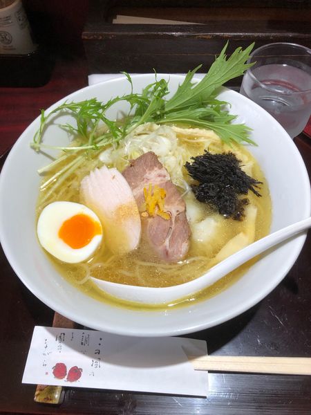 「鯛出汁柚子塩中華SOBA」@和出汁中華SOBA 山わさびの写真