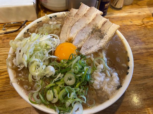 「4/14 肉そば大1050円」@麺屋 庄太 六浦本店の写真