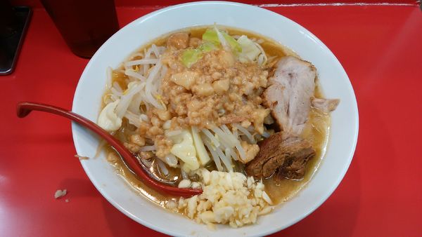 「小ラーメン200gアブラ¥750-」@立川マシマシ 古河125号店の写真