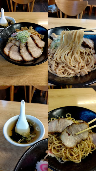 「『一平ソバ 中+チャーシュー+スープ』」@油ソバ専門店 一平ソバの写真