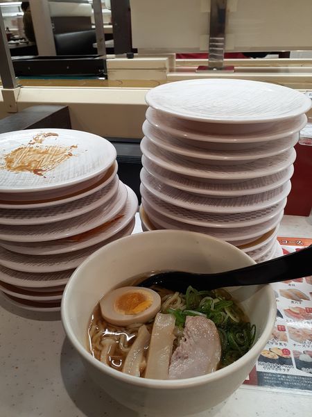 「あっさり醤油ラーメン」@かっぱ寿司 アクロスプラザ若葉台店の写真