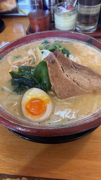 「厚切り豚トロチャーシュー味噌ラーメン」@満天家 インターパーク店の写真