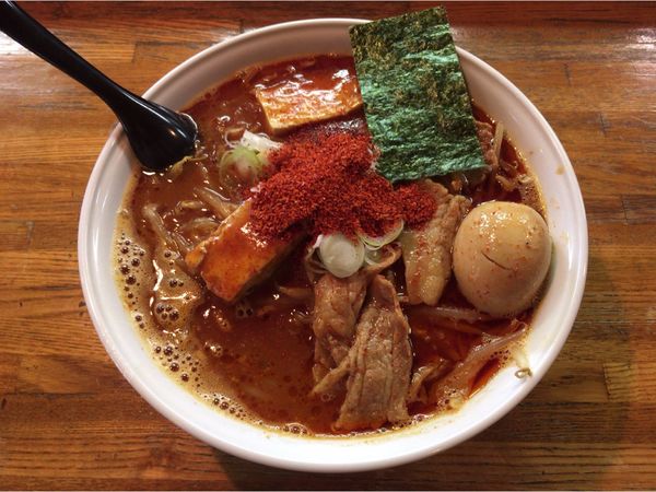 「特製麻婆ラーメン」@つけ麺 坊主の写真