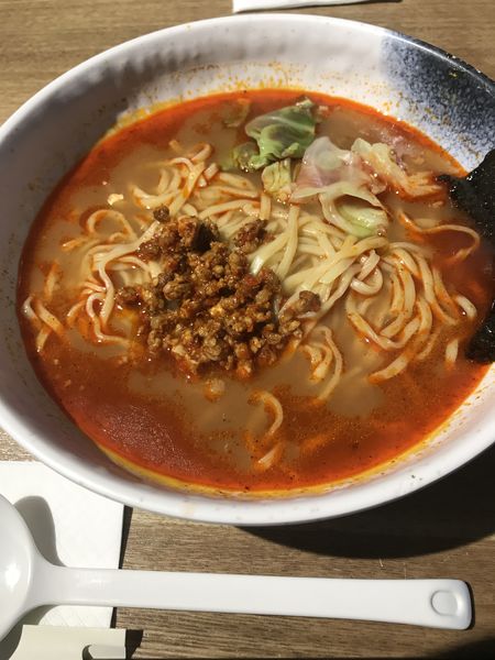 「辛拉麺（42元）」@雅品 上海浦東国際空港店の写真