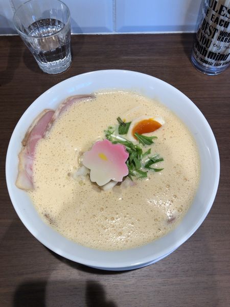 「特選濃厚白湯そば醤油！」@ラーメン家 こゝろ（Japanese Noodle Cocoro）の写真