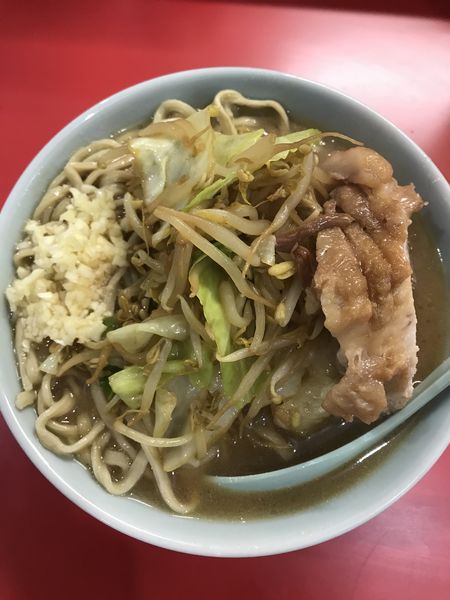 「ラーメン野菜少（¥800）」@ラーメン すくえ屋の写真