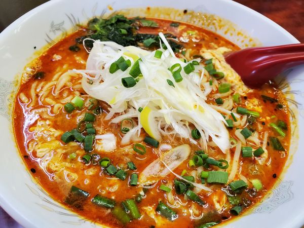 「ドラたんたんめん辛さ上級780円」@らーめん ドラごんちの写真