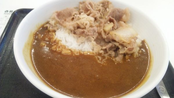 「牛スパイシーカレー 565円」@吉野家 市川鬼高店の写真