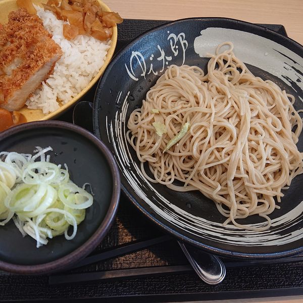 「ミニカツカレーセット(冷)690円」@ゆで太郎 射水布目沢店の写真