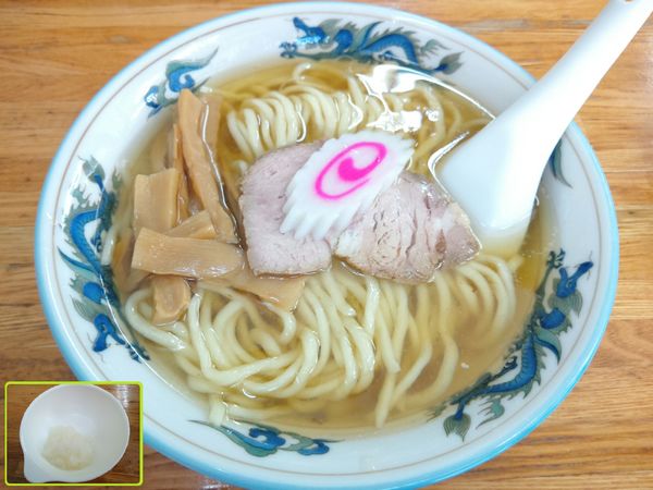 「【裏】塩らーめん ￥650・大根おろし ￥50」@丸長 坂戸店の写真