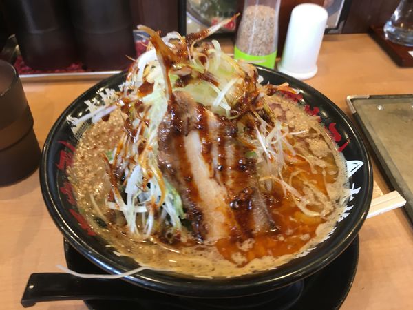「辛ネギ味噌ラーメン(890¥)」@らーめん 源之丞の写真