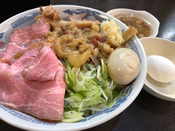「【限定】ジャージャー麺 秋冬Ver.豚マシMIX」@ラーメンどでん 大宮店の写真