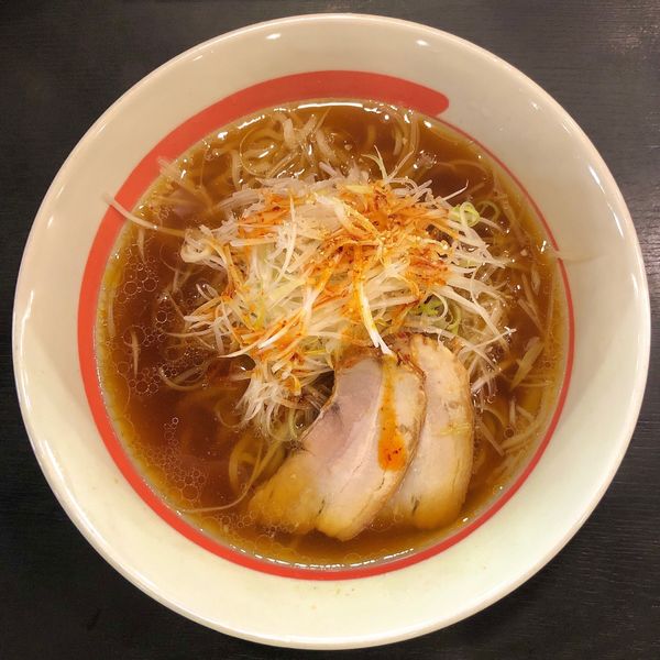 「ねぎらーめん540円﻿」@幸楽苑 道玄坂店の写真