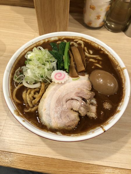 「六等星こってり　味玉」@麺や 六等星の写真