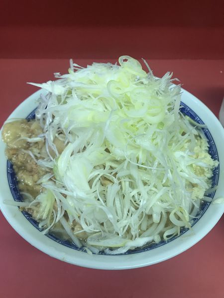 「ラーメン、ネギ、ニンニク、アブラ、生卵」@ラーメン二郎 桜台駅前店の写真