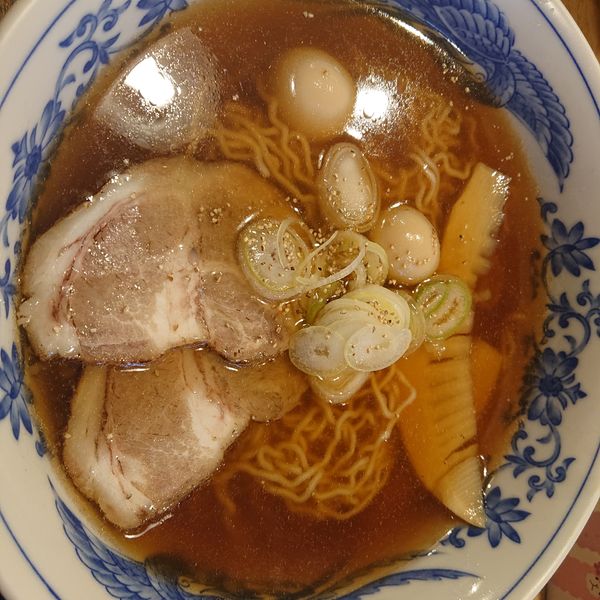 「高山ら～めん700円、飛騨牛コロッケ300円」@高山らーめん じんの写真