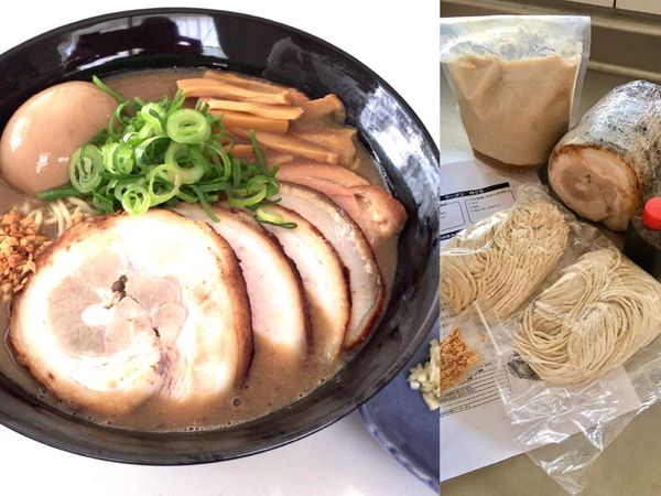 「【テイクアウト】お土産ラーメン＋お土産チャーシュー＋その他の具」@ラーメンくれはの写真