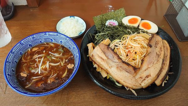 「ネギつけそば（並） 950円」@麺屋こうきの写真