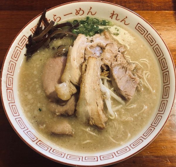 「博多肉らーめん」@豚骨らーめん れんの写真
