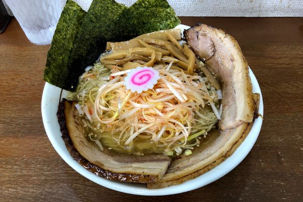 「うま塩ネギラーメン900円+メンマ200円」@麺屋こうきの写真