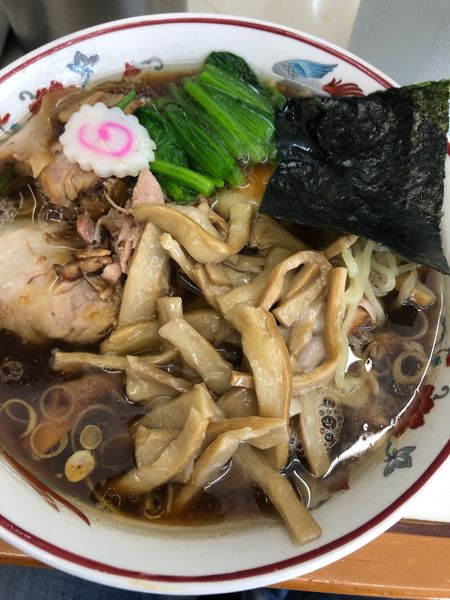 「チャーシューメン+メンマ」@青島食堂 秋葉原店の写真