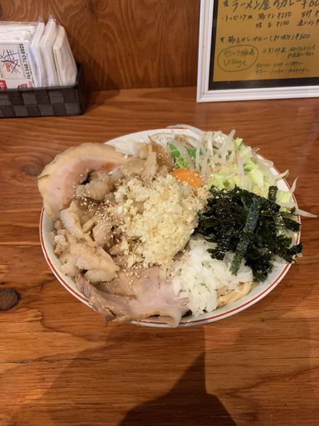 「まぜそば500豚（1050円）」@豚が如くの写真