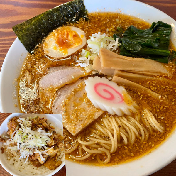 「担々麺＋咖唎魯肉飯」@良温(Ra-on)の写真