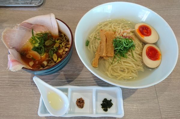 「特製蜆昆布水つけ麺(醤油)」@中華そば 和渦 TOKYOの写真