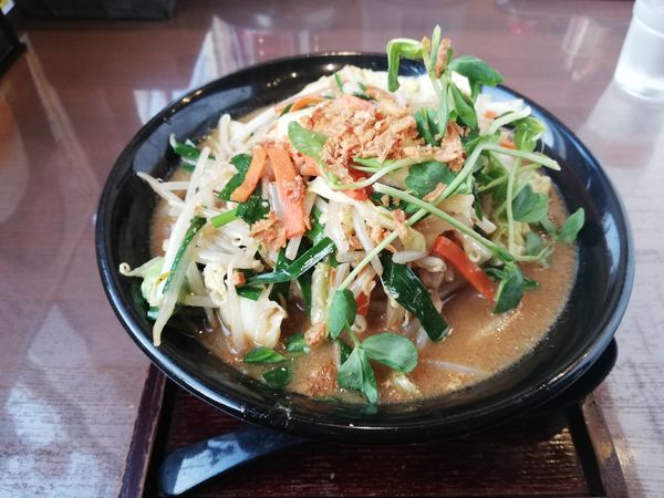 「お野菜味噌ラーメン」@完熟味噌らぁめん かなで商店の写真