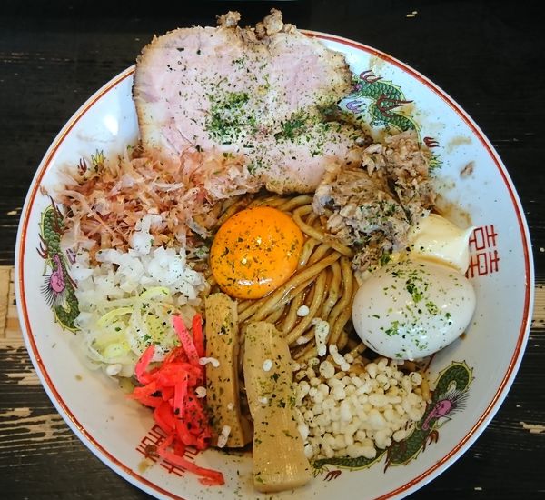 「【限定】狼煙流ソースまぜそば ￥950」@狼煙 〜NOROSHI〜の写真