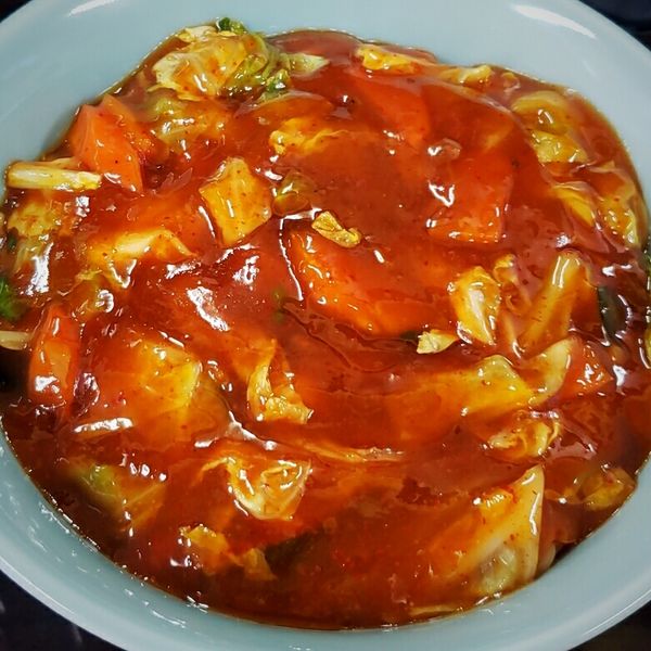 「スタミナラーメン冷し 大（1.5玉） ８８０円」@スタミナラーメン吟月の写真