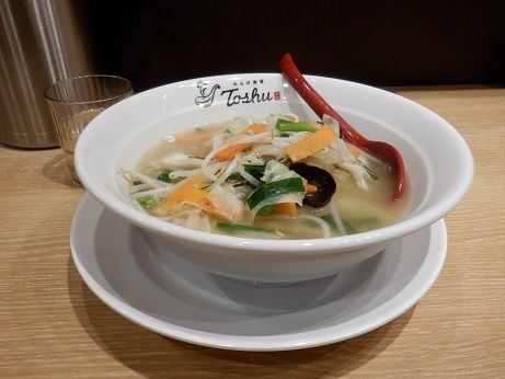 「野菜塩たんめん　麺少なめ」@中華東秀 溝の口店の写真