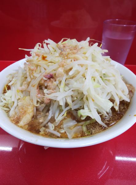 「小ラーメン ヤサイ増し ニンニクちょい」@ラーメン二郎 越谷店の写真