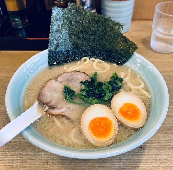 「味玉ラーメン（固め・濃いめ・少な目￥800）」@豚骨醤油らーめん 浅草隊の写真
