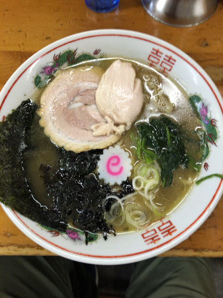 「【限定】oldschool煮干しそば」@口樂の写真